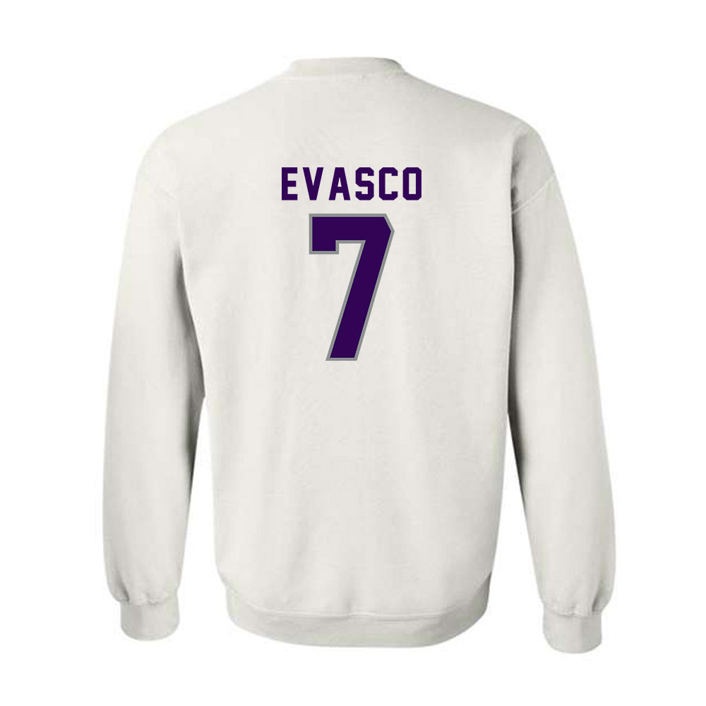 Kansas State - NCAA Baseball : Aj Evasco - Wildcat hand sign Crewneck Sweatshirt-1