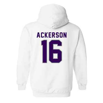 Kansas State - NCAA Football : Dj Ackerson - Wildcat hand sign Hooded Sweatshirt-1