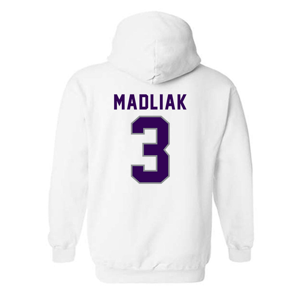 Kansas State - NCAA Baseball : Bear Madliak - Wildcat hand sign Hooded Sweatshirt-1