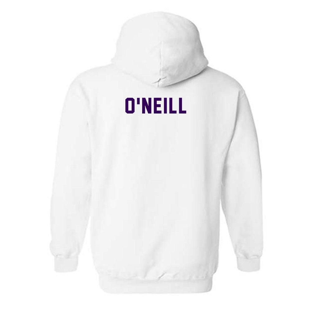 Kansas State - NCAA Football : Aidan O'Neill - Wildcat hand sign Hooded Sweatshirt-1