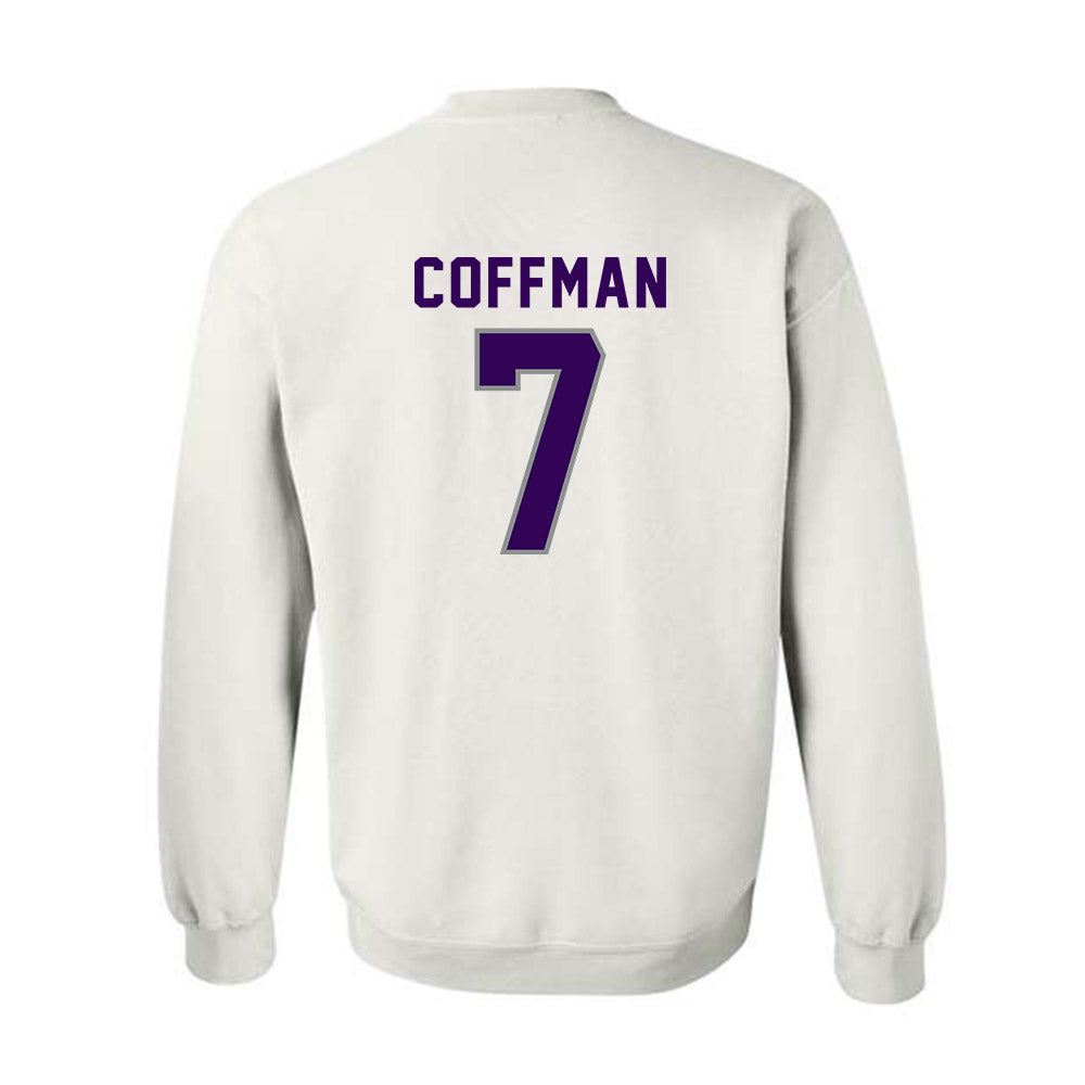 Kansas State - NCAA Women's Soccer : Sydney Coffman - Wildcat hand sign Crewneck Sweatshirt-1