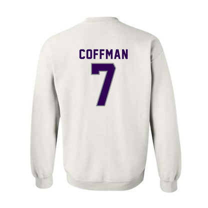 Kansas State - NCAA Women's Soccer : Sydney Coffman - Wildcat hand sign Crewneck Sweatshirt-1