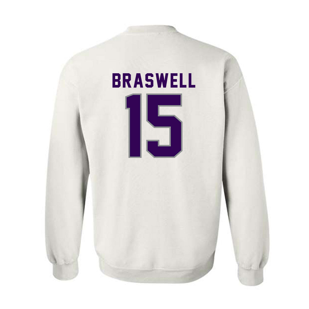 Kansas State - NCAA Women's Soccer : McKinnan Braswell - Wildcat hand sign Crewneck Sweatshirt-1