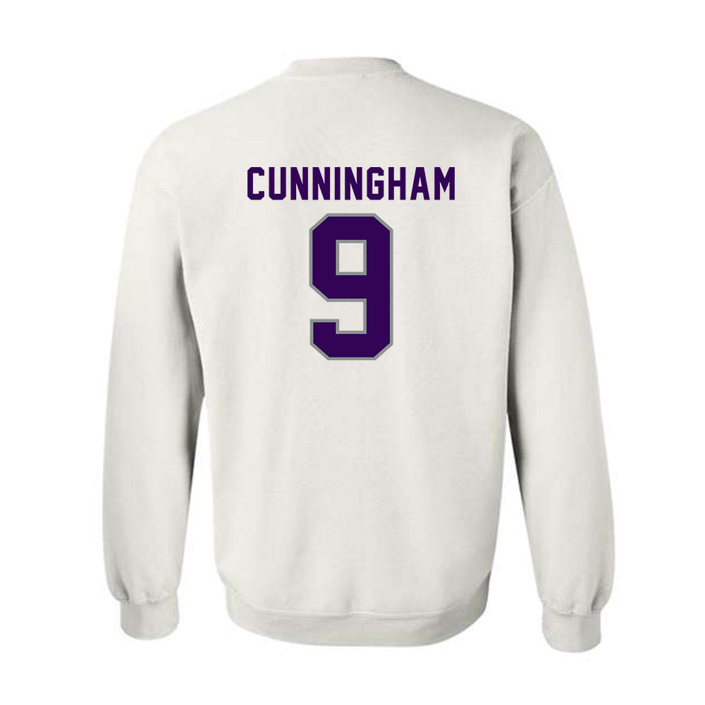 Kansas State - NCAA Women's Rowing : Sylvia Cunningham - Wildcat hand sign Crewneck Sweatshirt-1