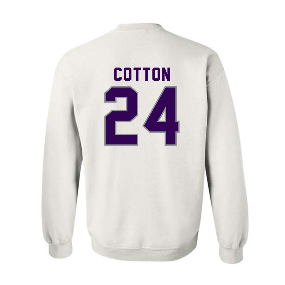 Kansas State - NCAA Women's Basketball : Jenessa Cotton - Wildcat hand sign Crewneck Sweatshirt-1