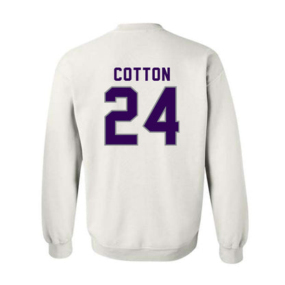 Kansas State - NCAA Women's Basketball : Jenessa Cotton - Wildcat hand sign Crewneck Sweatshirt-1