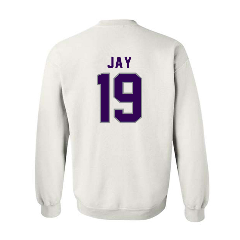 Kansas State - NCAA Football : Blake Jay - Wildcat hand sign Crewneck Sweatshirt-1