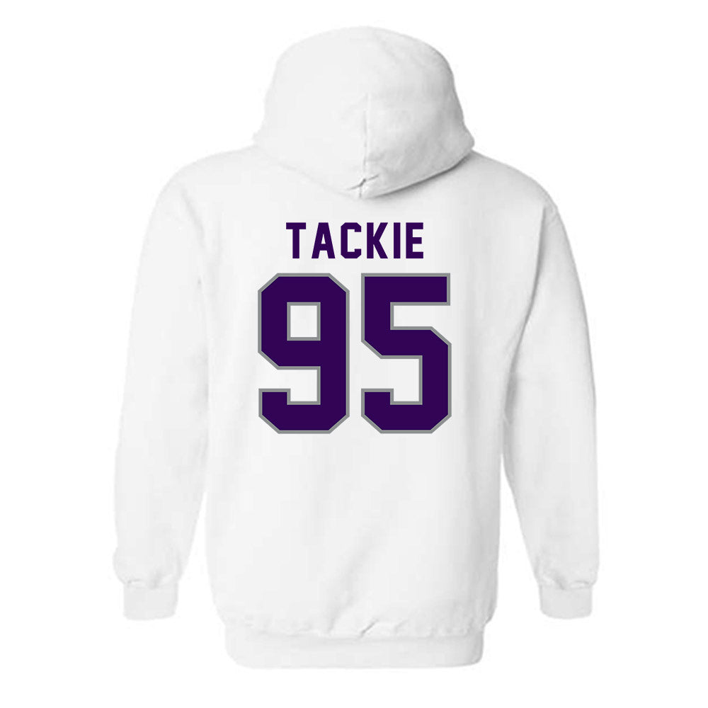 Kansas State - NCAA Football : Patrick Tackie - Wildcat hand sign Hooded Sweatshirt-1