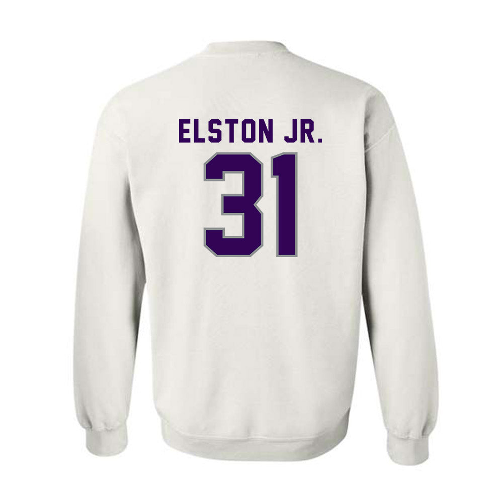Kansas State - NCAA Football : Monterrio Elston Jr. - Wildcat hand sign Crewneck Sweatshirt-1