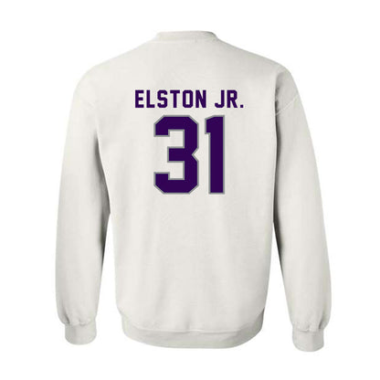 Kansas State - NCAA Football : Monterrio Elston Jr. - Wildcat hand sign Crewneck Sweatshirt-1