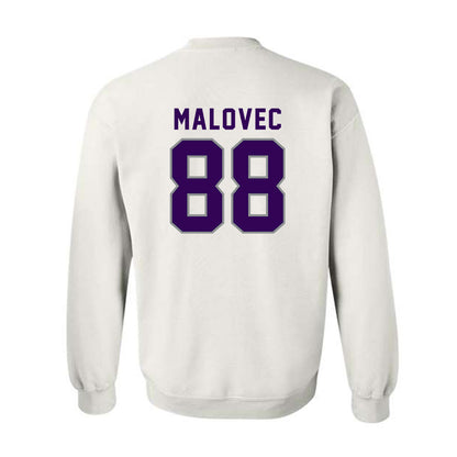 Kansas State - NCAA Men's Basketball : Timotej Malovec - Wildcat hand sign Crewneck Sweatshirt-1
