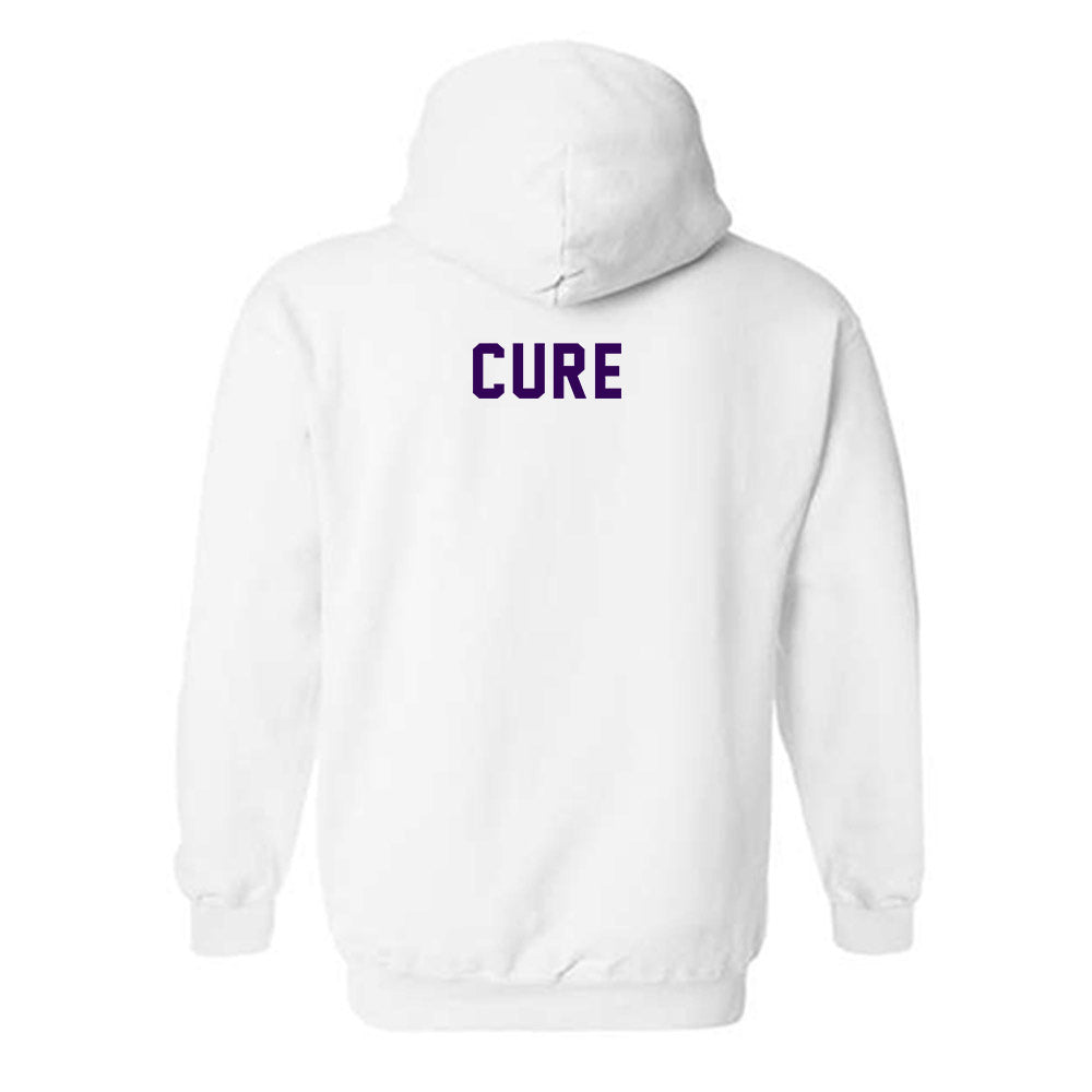 Kansas State - NCAA Women's Track & Field : Lindsey Cure - Wildcat hand sign Hooded Sweatshirt-1