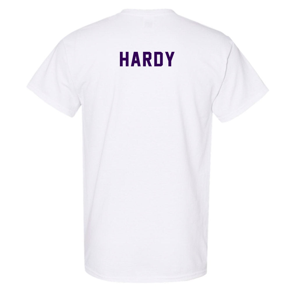 Kansas State - NCAA Women's Track & Field : Monique Hardy - Wildcat hand sign T-Shirt-1