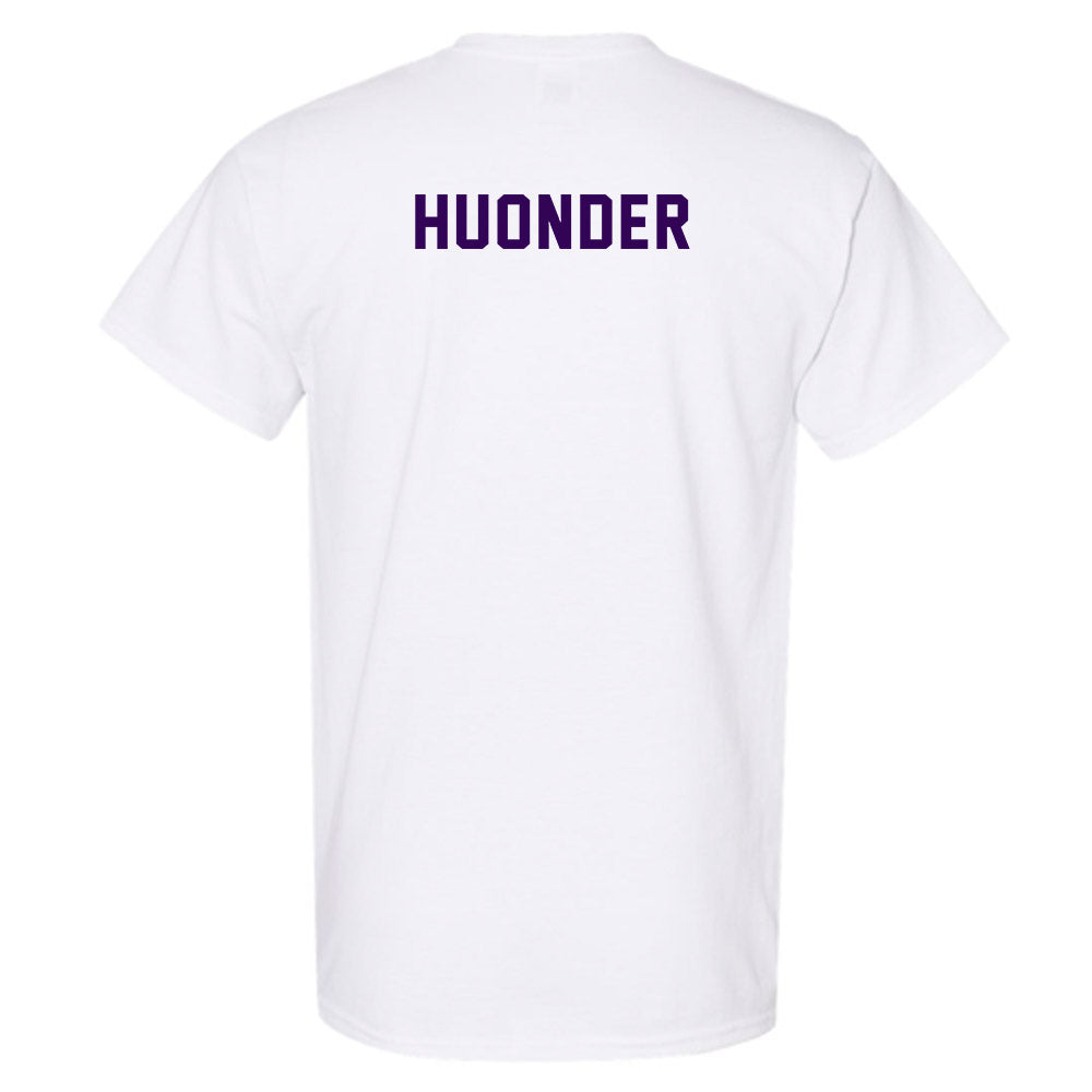 Kansas State - NCAA Women's Rowing : Abby Huonder - Wildcat hand sign T-Shirt-1