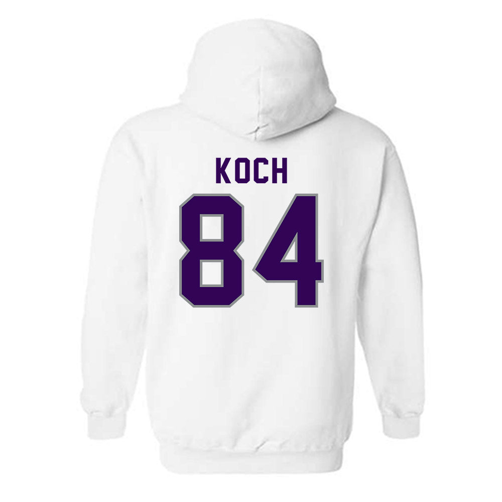 Kansas State - NCAA Football : Isaac Koch - Wildcat hand sign Hooded Sweatshirt-1