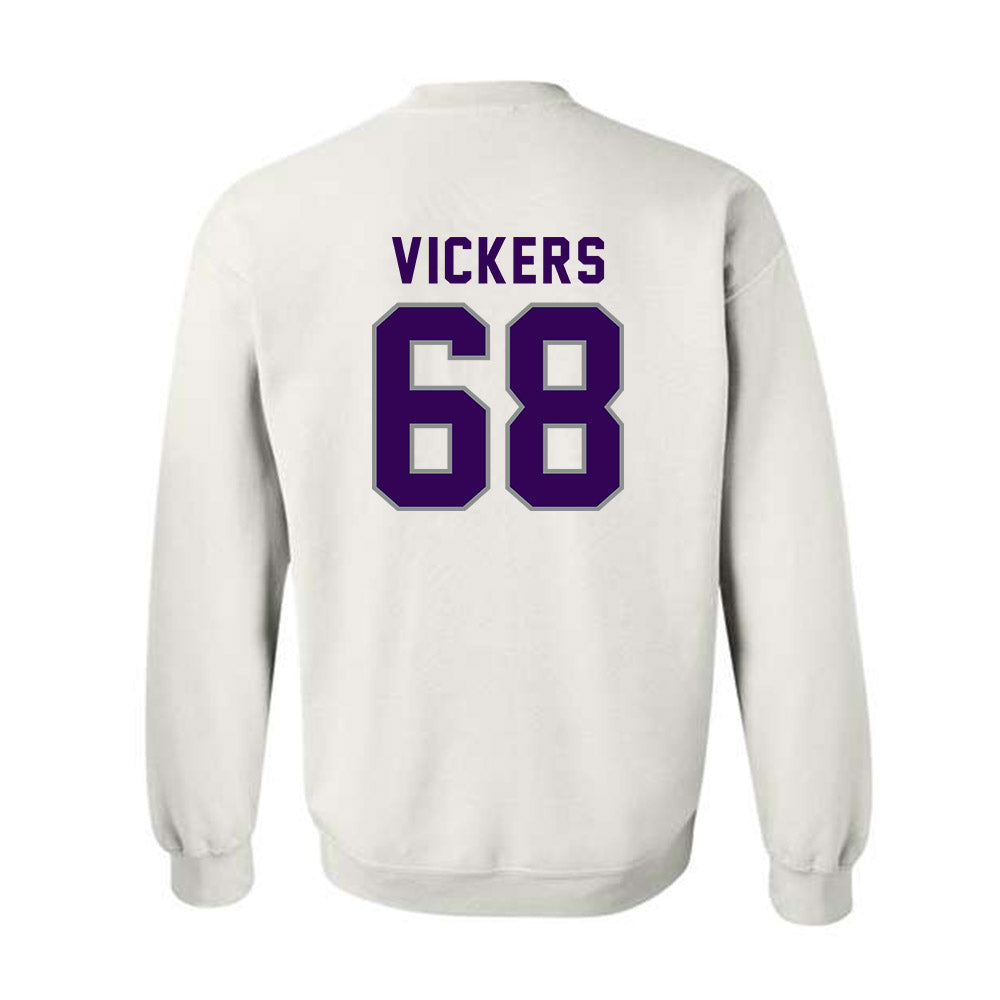 Kansas State - NCAA Football : Joe Vickers - Wildcat hand sign Crewneck Sweatshirt-1