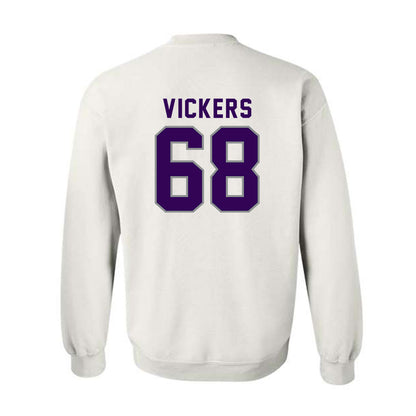 Kansas State - NCAA Football : Joe Vickers - Wildcat hand sign Crewneck Sweatshirt-1