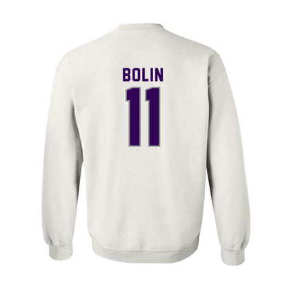 Kansas State - NCAA Baseball : Robby Bolin - Wildcat hand sign Crewneck Sweatshirt-1