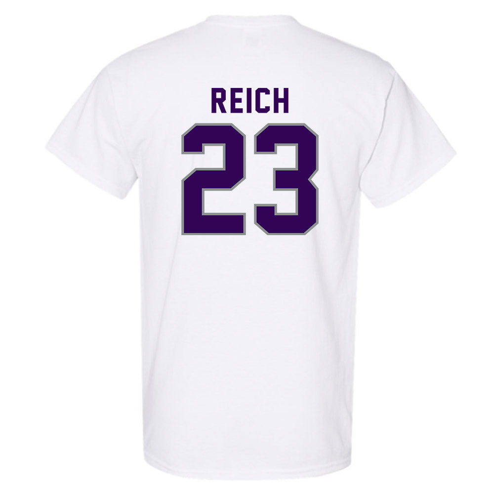 Kansas State - NCAA Baseball : Jonah Reich - Wildcat hand sign T-Shirt-1