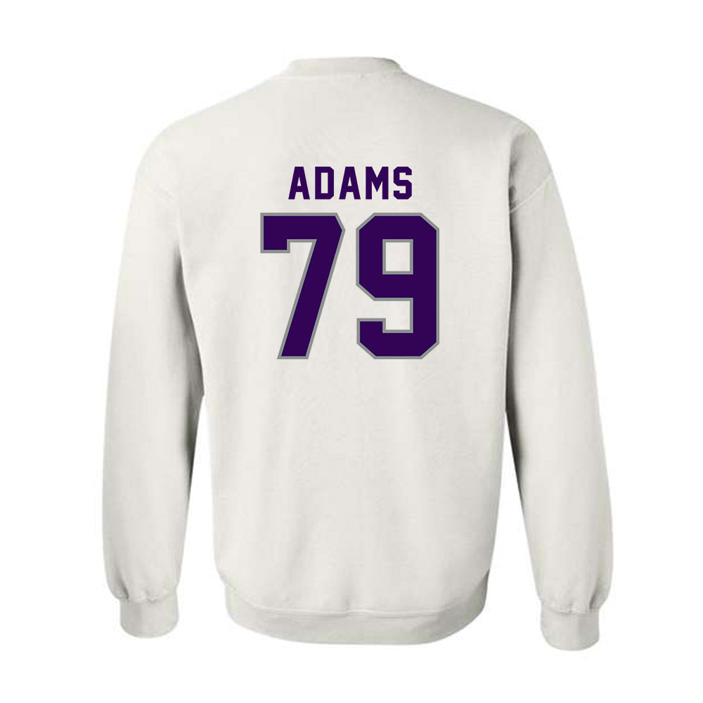 Kansas State - NCAA Football : Charlie Adams - Wildcat hand sign Crewneck Sweatshirt-1