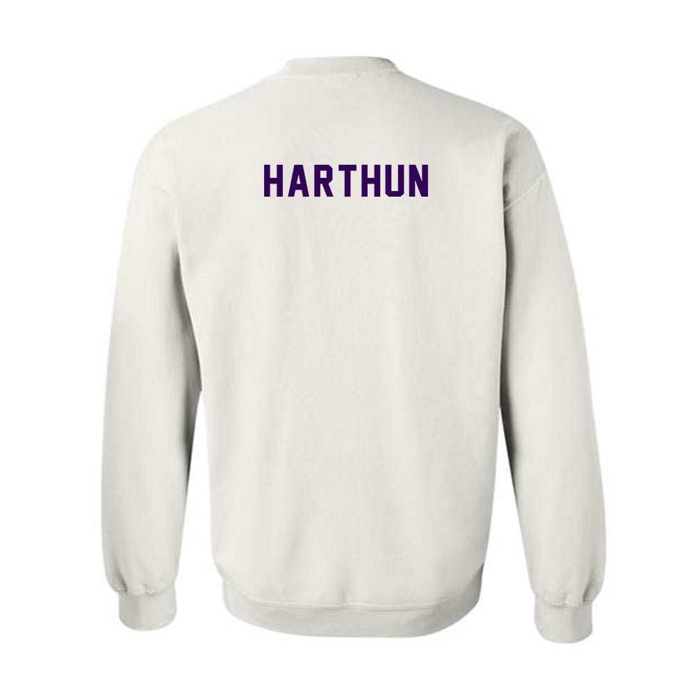 Kansas State - NCAA Women's Rowing : Taylin Harthun - Wildcat hand sign Crewneck Sweatshirt-1