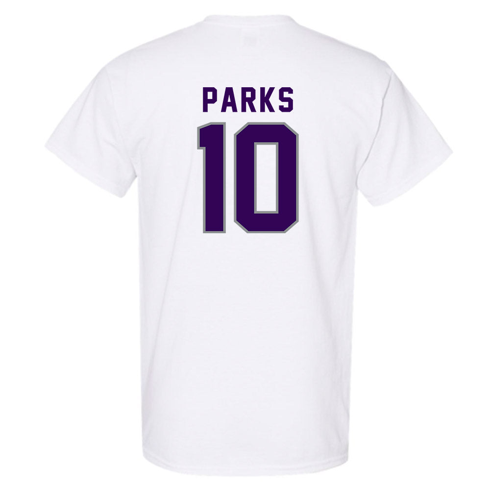 Kansas State - NCAA Women's Basketball : mikayla parks - Wildcat hand sign T-Shirt-1