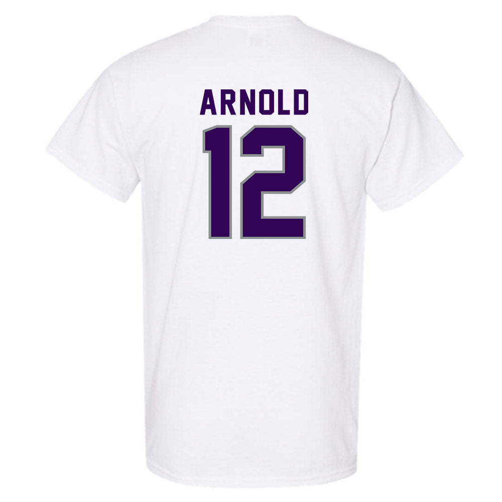 Kansas State - NCAA Baseball : Aaron Arnold - Wildcat hand sign T-Shirt-1