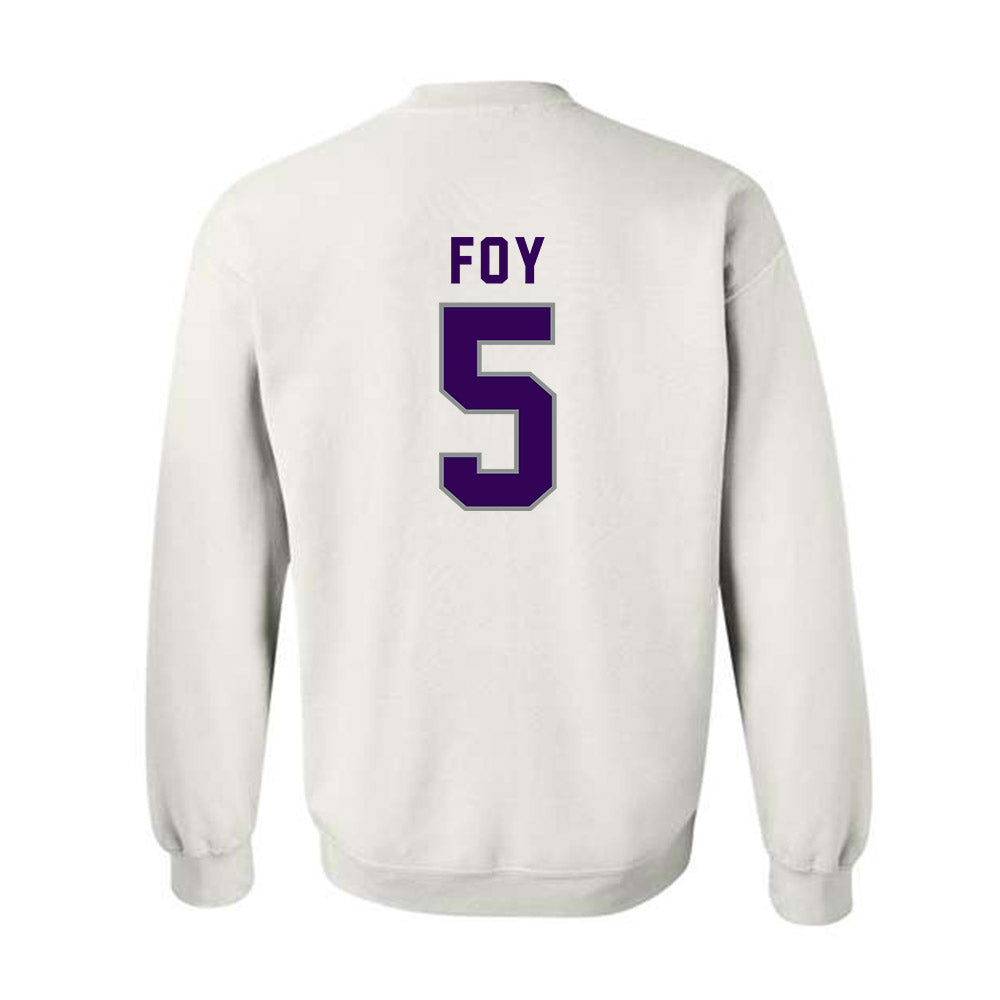 Kansas State - NCAA Women's Basketball : Aniya' Foy - Wildcat hand sign Crewneck Sweatshirt-1