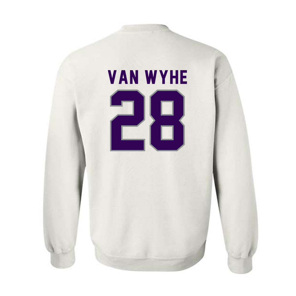 Kansas State - NCAA Football : Rex Van Wyhe - Wildcat hand sign Crewneck Sweatshirt-1