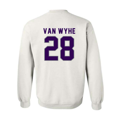 Kansas State - NCAA Football : Rex Van Wyhe - Wildcat hand sign Crewneck Sweatshirt-1