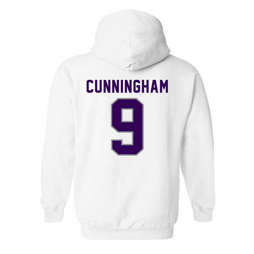 Kansas State - NCAA Women's Rowing : Sylvia Cunningham - Wildcat hand sign Hooded Sweatshirt-1
