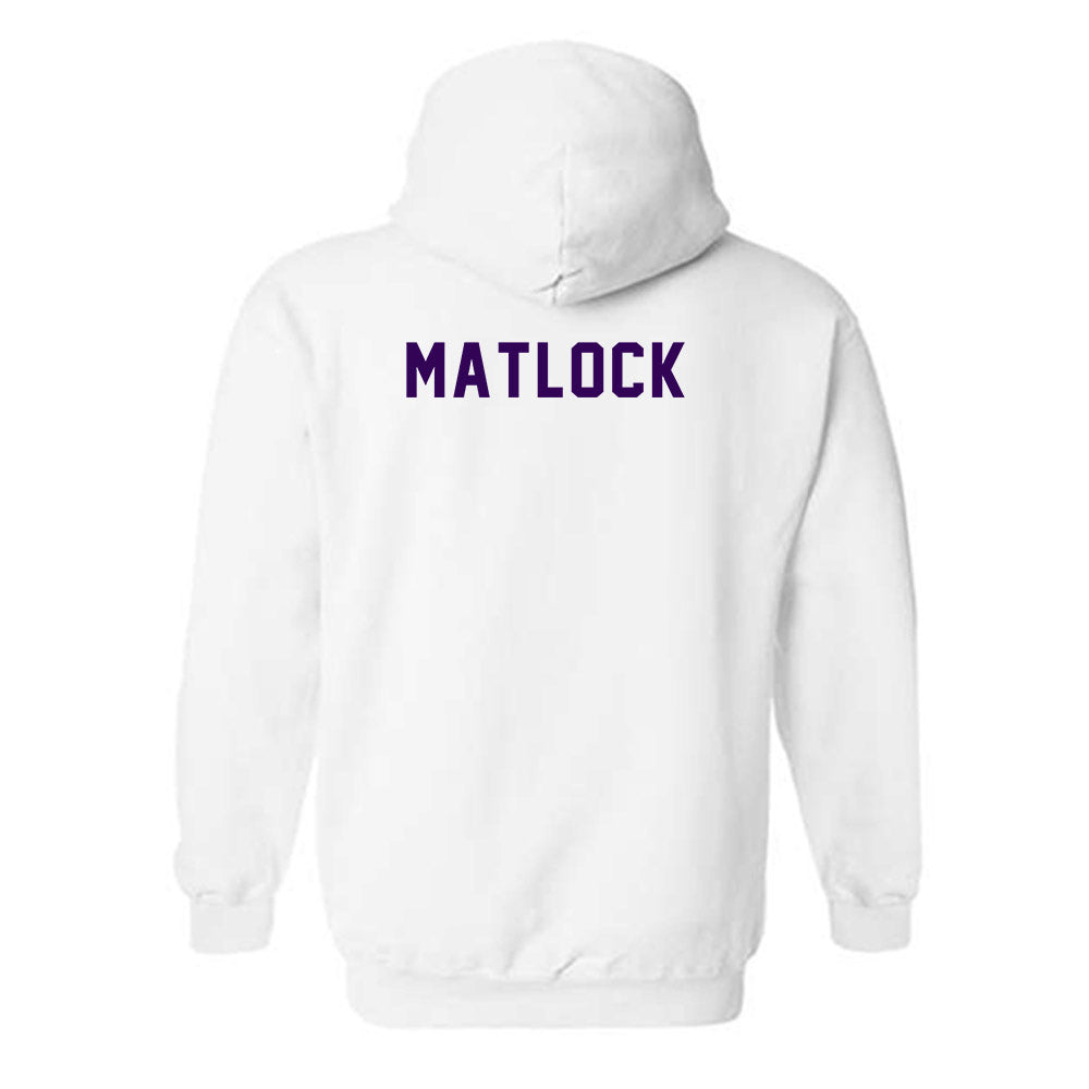Kansas State - NCAA Men's Track & Field : Nen Matlock - Wildcat hand sign Hooded Sweatshirt-1