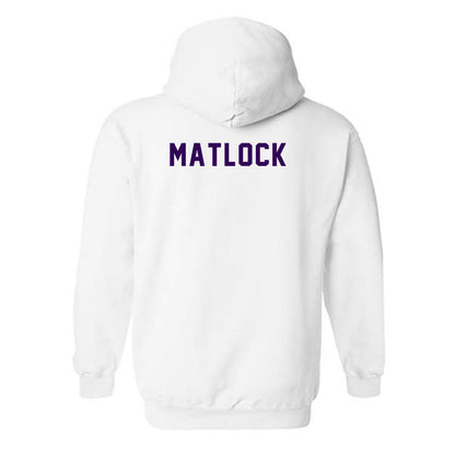 Kansas State - NCAA Men's Track & Field : Nen Matlock - Wildcat hand sign Hooded Sweatshirt-1