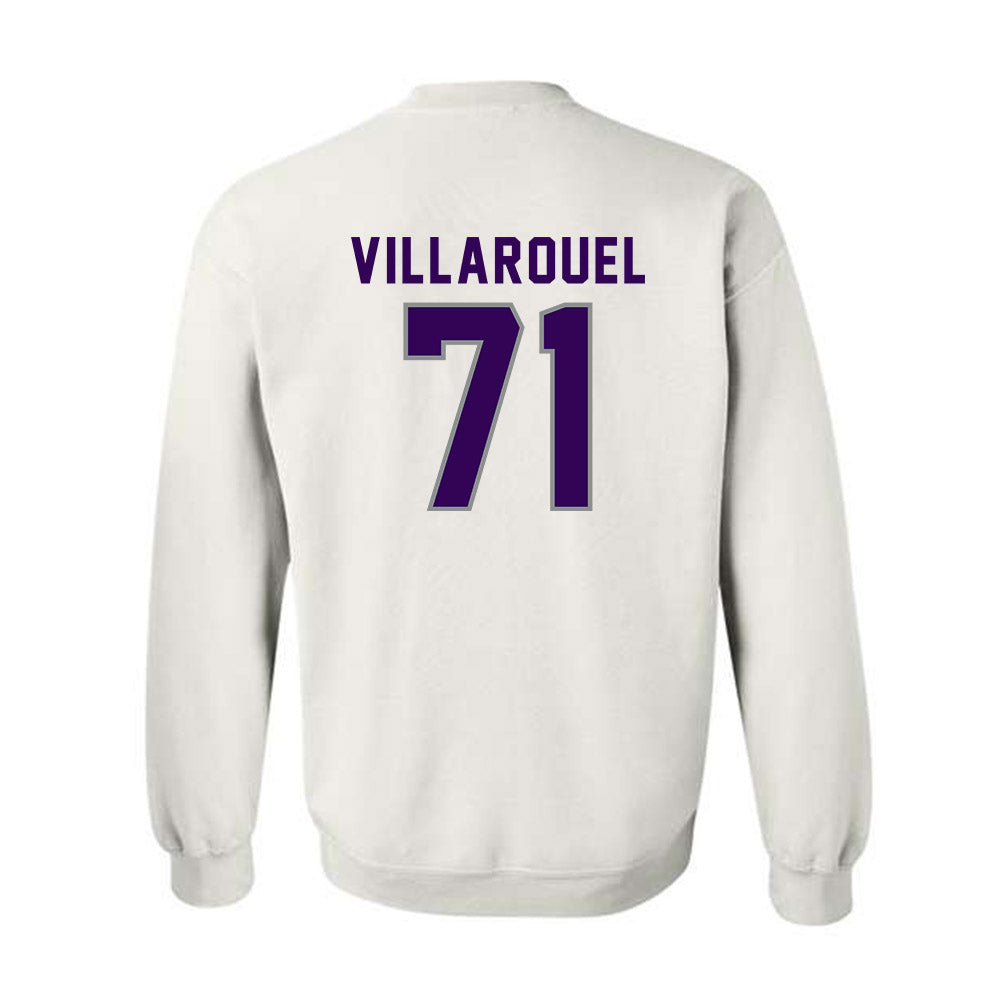 Kansas State - NCAA Football : Dylan Villarouel - Wildcat hand sign Crewneck Sweatshirt-1