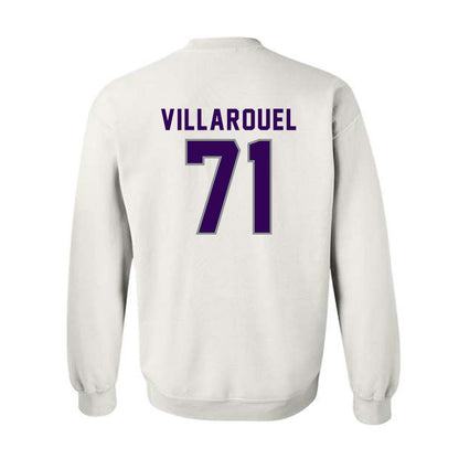 Kansas State - NCAA Football : Dylan Villarouel - Wildcat hand sign Crewneck Sweatshirt-1