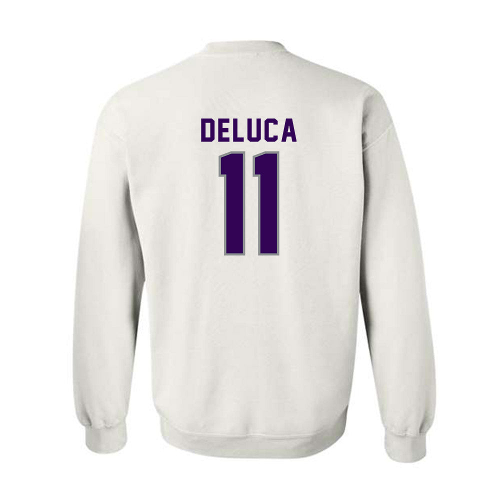 Kansas State - NCAA Women's Soccer : Emerson DeLuca - Wildcat hand sign Crewneck Sweatshirt-1