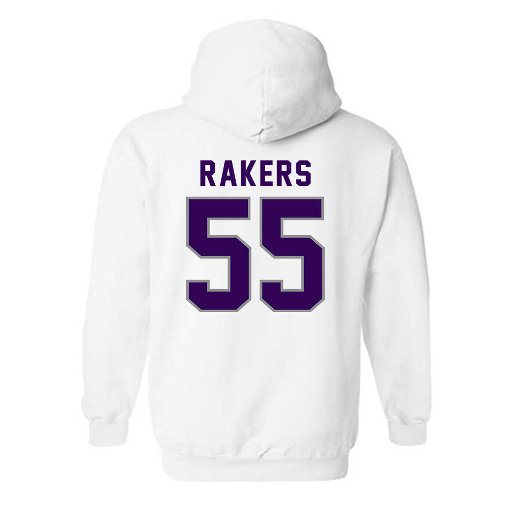 Kansas State - NCAA Football : Kyle Rakers - Wildcat hand sign Hooded Sweatshirt-1