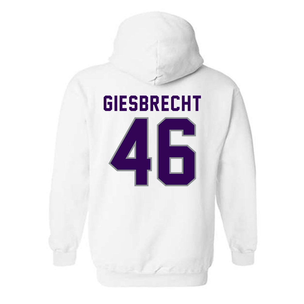 Kansas State - NCAA Baseball : Ethan Giesbrecht - Wildcat hand sign Hooded Sweatshirt-1
