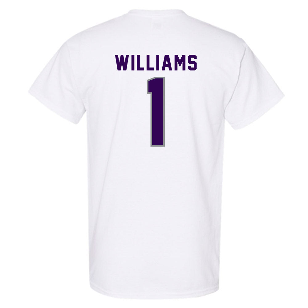 Kansas State - NCAA Football : Izaiah Williams - Wildcat hand sign T-Shirt-1