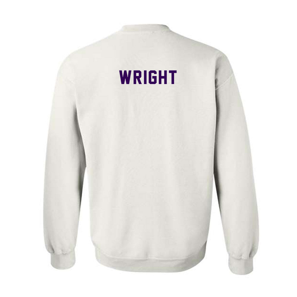 Kansas State - NCAA Women's Track & Field : Delaney Wright - Wildcat hand sign Crewneck Sweatshirt-1