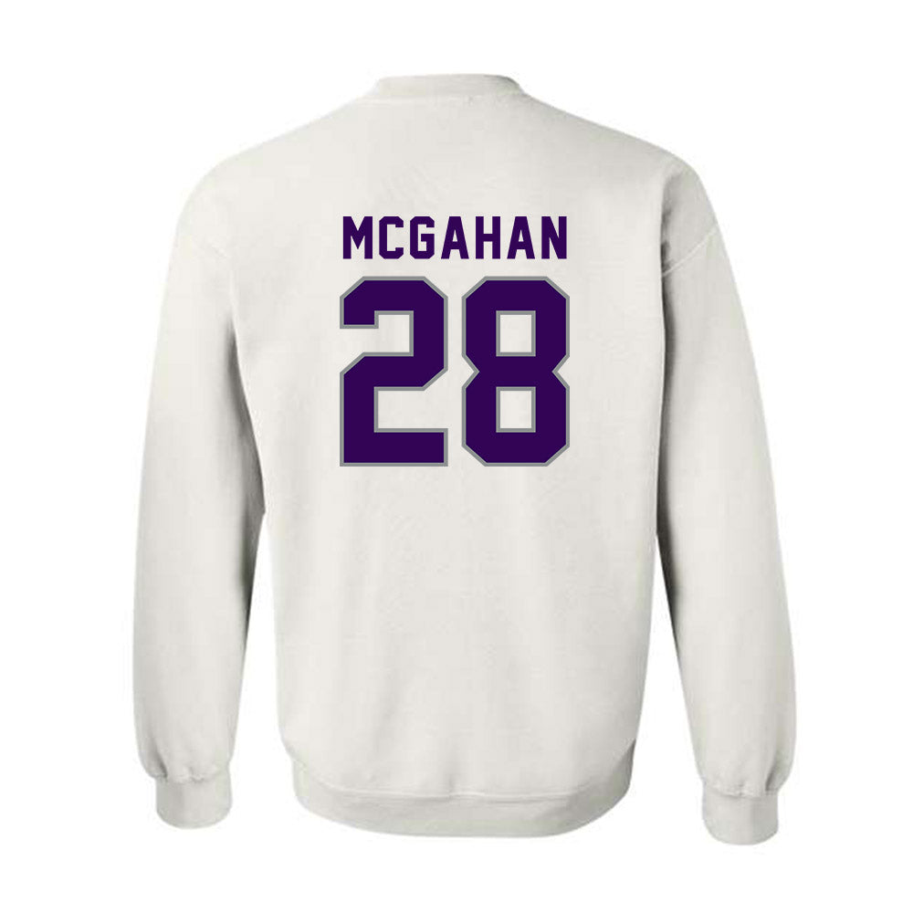 Kansas State - NCAA Baseball : Shea McGahan - Wildcat hand sign Crewneck Sweatshirt-1