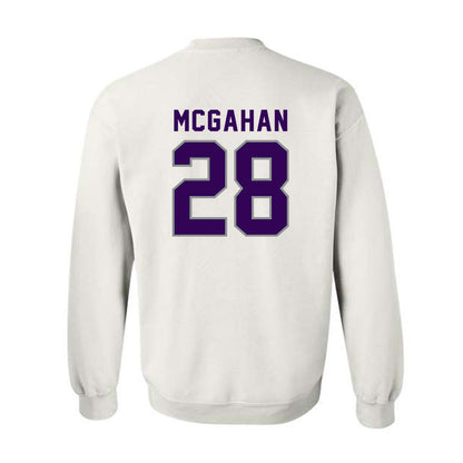 Kansas State - NCAA Baseball : Shea McGahan - Wildcat hand sign Crewneck Sweatshirt-1
