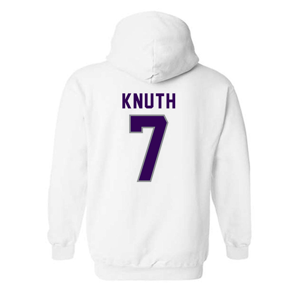 Kansas State - NCAA Football : Jacob Knuth - Wildcat hand sign Hooded Sweatshirt-1