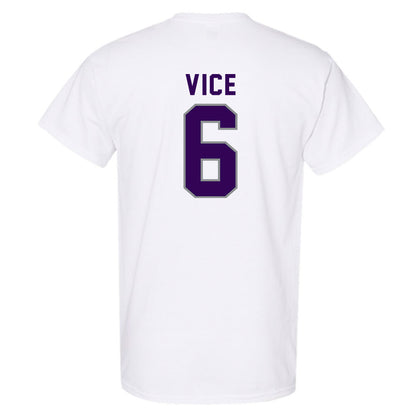 Kansas State - NCAA Men's Basketball : Brock Vice - Wildcat hand sign T-Shirt-1
