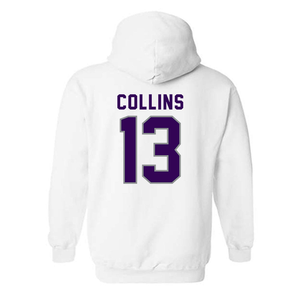 Kansas State - NCAA Football : RJ Collins - Wildcat hand sign Hooded Sweatshirt-1