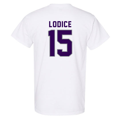 Kansas State - NCAA Baseball : Kyan Lodice - Wildcat hand sign T-Shirt-1