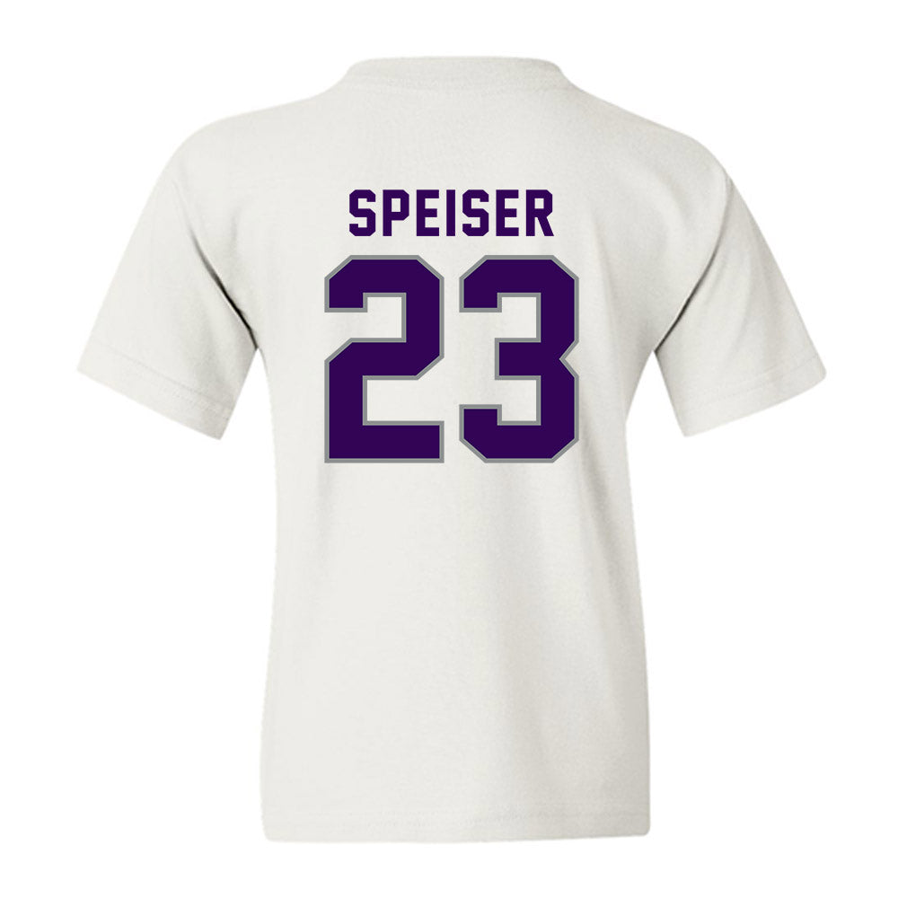 Kansas State - NCAA Women's Basketball : jordan speiser - Wildcat hand sign Youth T-Shirt-1