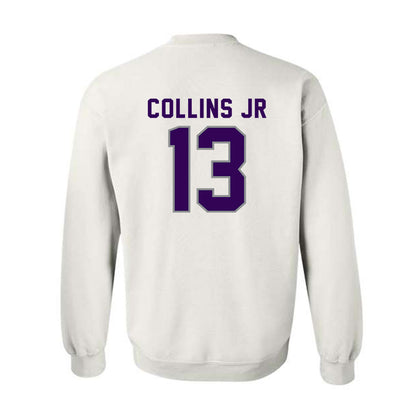 Kansas State - NCAA Football : Rj Collins Jr - Wildcat hand sign Crewneck Sweatshirt-1
