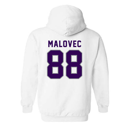 Kansas State - NCAA Men's Basketball : Timotej Malovec - Wildcat hand sign Hooded Sweatshirt-1