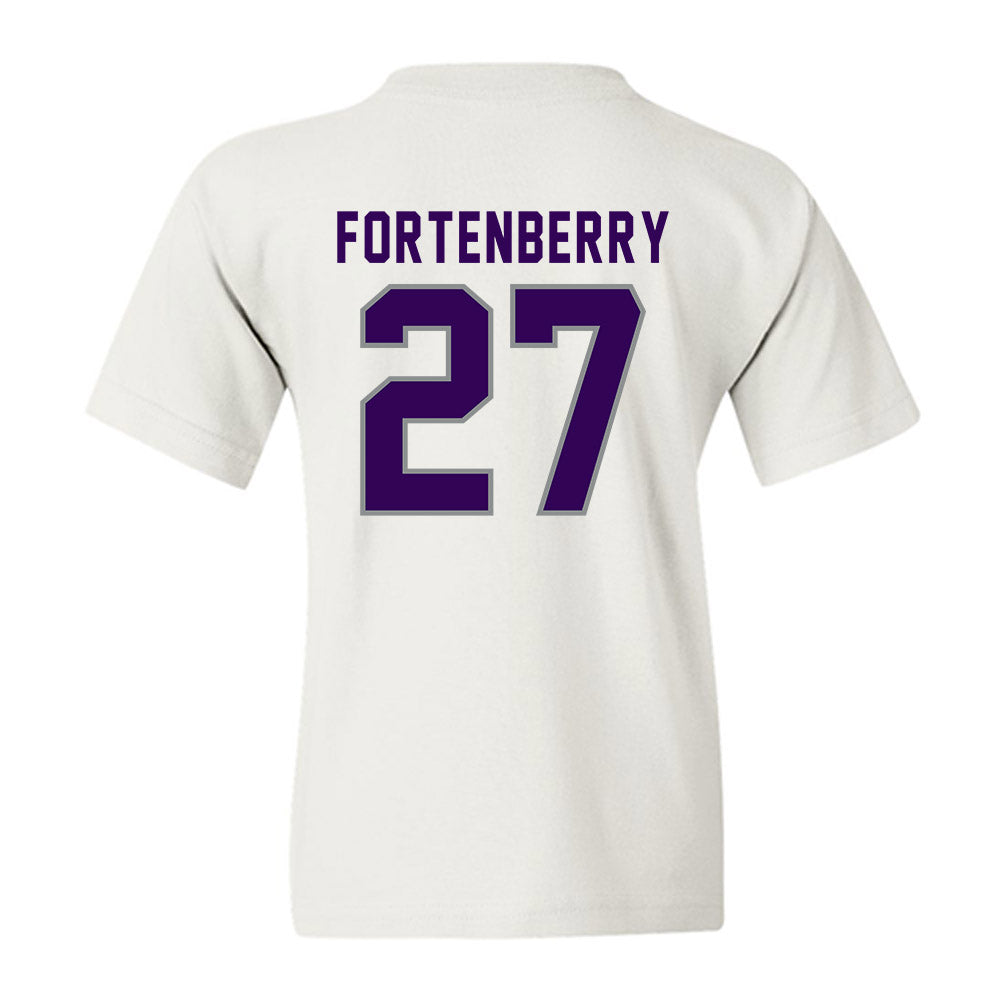 Kansas State - NCAA Baseball : Robert Fortenberry - Wildcat hand sign Youth T-Shirt-1